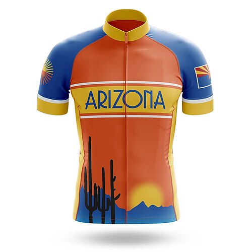 21Grams Men's Cycling Jersey Short Sleeve Bike Top with 3 Rear Pockets Mountain Bike MTB Road Bike Cycling Breathable Quick Dry Moisture Wicking Reflective Strips Orange Graphic Stars Polyester
21Grams Men's Cycling Jersey Short Sleeve Bike Top with 3 Rear Pockets Mountain Bike MTB Road Bike Cycling Breathable Quick Dry Moisture Wicking Reflective Strips Orange Graphic Stars Polyester