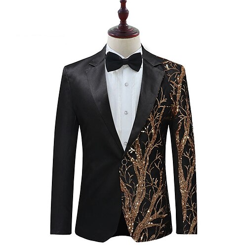 Per uomo Brillanti Informale Strass Giacca Standard Standard Lustrini Color Block Nero Rosso 2023
Per uomo Brillanti Informale Strass Giacca Standard Standard Lustrini Color Block Nero Rosso 2023