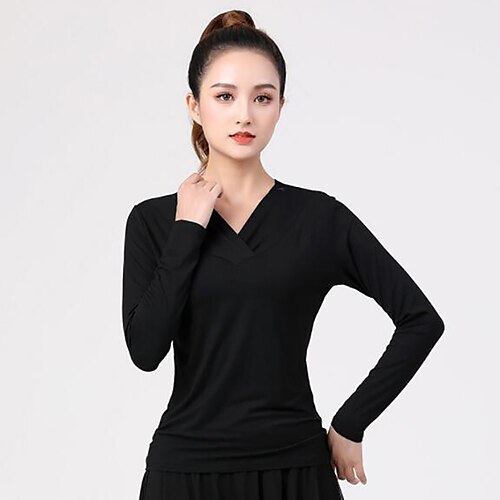 Activewear Top Pure Color Women's Training Performance Long Sleeve Cotton Blend
Activewear Top Pure Color Women's Training Performance Long Sleeve Cotton Blend