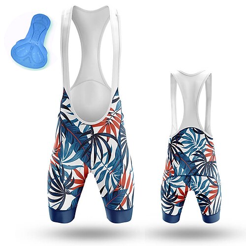 21Grams Men's Cycling Bib Shorts Bike Bib Shorts Mountain Bike MTB Road Bike Cycling Sports Tropical Flowers 3D Pad Cycling Breathable Quick Dry Blue Polyester Spandex Clothing Apparel Bike Wear
21Grams Men's Cycling Bib Shorts Bike Bib Shorts Mountain Bike MTB Road Bike Cycling Sports Tropical Flowers 3D Pad Cycling Breathable Quick Dry Blue Polyester Spandex Clothing Apparel Bike Wear