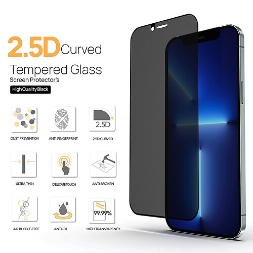 1 pc Phone Screen Protector For Apple iPhone 13 Pro Max 12 Mini 11 Tempered Glass 9H Hardness 2.5D Curved edge Ultra Thin Phone Accessory
1 pc Phone Screen Protector For Apple iPhone 13 Pro Max 12 Mini 11 Tempered Glass 9H Hardness 2.5D Curved edge Ultra Thin Phone Accessory