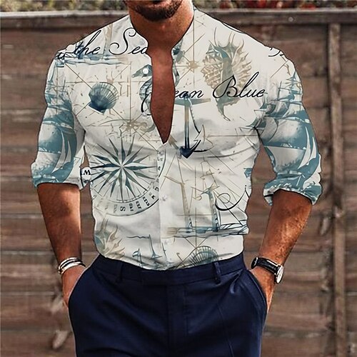 Hombre Camisa Camisa gráfica Ancla Escote Chino Gris Impresión 3D Exterior Casual Manga Larga Impresión 3D Abotonar Ropa Moda Design Casual Cómodo
Hombre Camisa Camisa gráfica Ancla Escote Chino Gris Impresión 3D Exterior Casual Manga Larga Impresión 3D Abotonar Ropa Moda Design Casual Cómodo