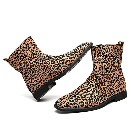 Men's Boots Chelsea Boots Casual Daily PU Booties / Ankle Boots Leopard Leopard Winter Fall
Men's Boots Chelsea Boots Casual Daily PU Booties / Ankle Boots Leopard Leopard Winter Fall