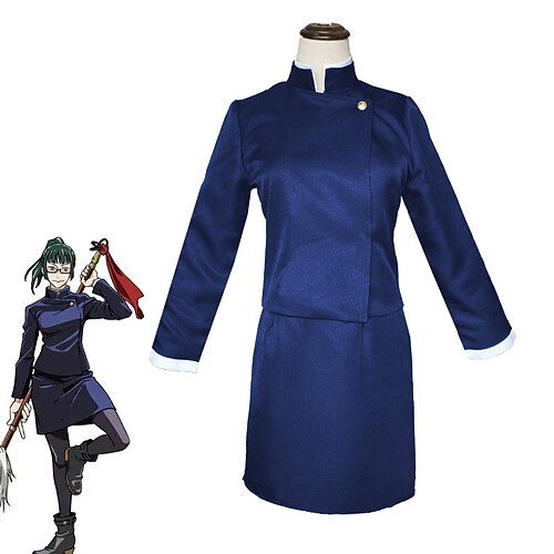 Inspired by Jujutsu Kaisen Maki Zenin Anime Cosplay Costumes Japanese Cosplay Suits Top Skirt For Women's 
Inspired by Jujutsu Kaisen Maki Zenin Anime Cosplay Costumes Japanese Cosplay Suits Top Skirt For Women's