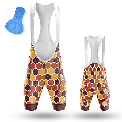 21Grams Men's Cycling Bib Shorts Bike Bib Shorts Mountain Bike MTB Road Bike Cycling Sports Graphic Retro 3D Pad Cycling Breathable Quick Dry Yellow Polyester Spandex Clothing Apparel Bike Wear
21Grams Men's Cycling Bib Shorts Bike Bib Shorts Mountain Bike MTB Road Bike Cycling Sports Graphic Retro 3D Pad Cycling Breathable Quick Dry Yellow Polyester Spandex Clothing Apparel Bike Wear