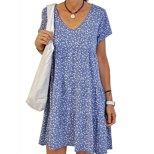 Mulheres Vestido midi Azul Vermelho Branco Manga Curta Floral Imprimir Primavera Verão Decote V Moderno Ajuste Largo 2022 S M L XL XXL 3XL 4XL 5XL
Mulheres Vestido midi Azul Vermelho Branco Manga Curta Floral Imprimir Primavera Verão Decote V Moderno Ajuste Largo 2022 S M L XL XXL 3XL 4XL 5XL