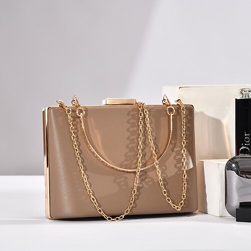 Women's Evening Bag Polyester Chain Solid Color Party / Evening Holiday White Black Gold Red
Women's Evening Bag Polyester Chain Solid Color Party / Evening Holiday White Black Gold Red