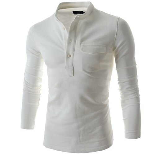 Homme T shirt Tee Chemise Henley Shirt Couleur unie Mao Gris Clair Gris Foncé Bleu Marine Blanche Noir Casual du quotidien Manches Longues Vêtement Tenue Mode Léger Grand et grand Gentleman
Homme T shirt Tee Chemise Henley Shirt Couleur unie Mao Gris Clair Gris Foncé Bleu Marine Blanche Noir Casual du quotidien Manches Longues Vêtement Tenue Mode Léger Grand et grand Gentleman