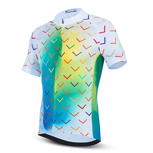 21Grams Men's Cycling Jersey Short Sleeve Bike Top with 3 Rear Pockets Mountain Bike MTB Road Bike Cycling Breathable Quick Dry Moisture Wicking Reflective Strips Blue Polyester Spandex Sports
21Grams Men's Cycling Jersey Short Sleeve Bike Top with 3 Rear Pockets Mountain Bike MTB Road Bike Cycling Breathable Quick Dry Moisture Wicking Reflective Strips Blue Polyester Spandex Sports