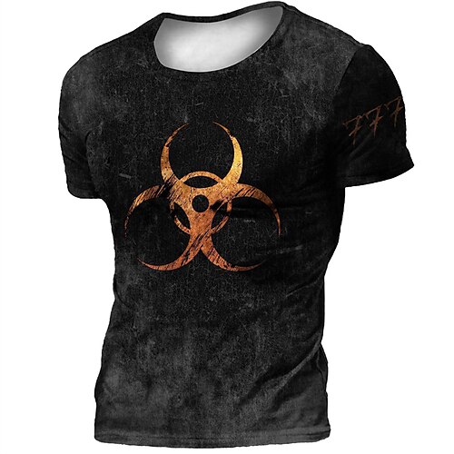 Men's T shirt Tee Graphic Circle Crew Neck Brown Black 3D Print Outdoor Casual Short Sleeve Print Clothing Apparel Vintage Designer Casual Classic / Summer / Summer
Men's T shirt Tee Graphic Circle Crew Neck Brown Black 3D Print Outdoor Casual Short Sleeve Print Clothing Apparel Vintage Designer Casual Classic / Summer / Summer