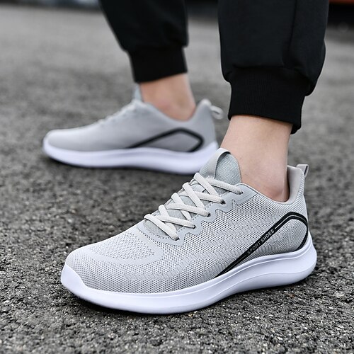 Hombre Zapatillas de deporte Casual Diario Zapatos de Paseo Malla Negro y blanco Negro Gris claro Otoño Primavera
Hombre Zapatillas de deporte Casual Diario Zapatos de Paseo Malla Negro y blanco Negro Gris claro Otoño Primavera