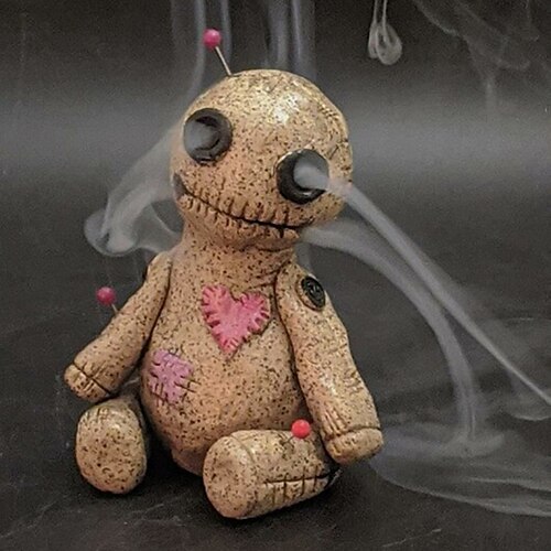 Voodoo Doll Burner Incense Burner Desktop Decoration Resin Ornament Handmade Craft Hand Sculpted Resin Voodoo Doll Cone Incense
Voodoo Doll Burner Incense Burner Desktop Decoration Resin Ornament Handmade Craft Hand Sculpted Resin Voodoo Doll Cone Incense