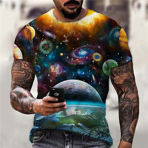 Men's Unisex T shirt Tee Graphic Prints Interstellar Crew Neck Brown 3D Print Outdoor Street Short Sleeve Print Clothing Apparel Sports Designer Casual Big and Tall / Summer / Summer
Men's Unisex T shirt Tee Graphic Prints Interstellar Crew Neck Brown 3D Print Outdoor Street Short Sleeve Print Clothing Apparel Sports Designer Casual Big and Tall / Summer / Summer