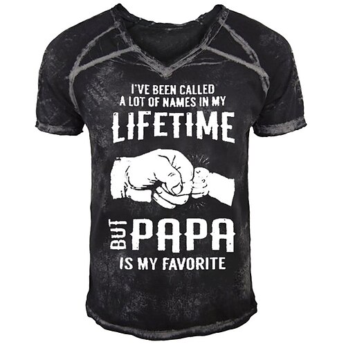 Men's T shirt Tee Graphic Letter Hand V Neck Black 3D Print Outdoor Casual Short Sleeve Print Clothing Apparel Fashion Classic Comfortable Big and Tall / Summer / Summer / Sports
Men's T shirt Tee Graphic Letter Hand V Neck Black 3D Print Outdoor Casual Short Sleeve Print Clothing Apparel Fashion Classic Comfortable Big and Tall / Summer / Summer / Sports