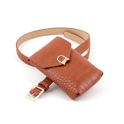 Women's Unisex PU Buckle Belt PU Leather Prong Buckle with Purse Casual Classic Party Daily Black Brown
Women's Unisex PU Buckle Belt PU Leather Prong Buckle with Purse Casual Classic Party Daily Black Brown