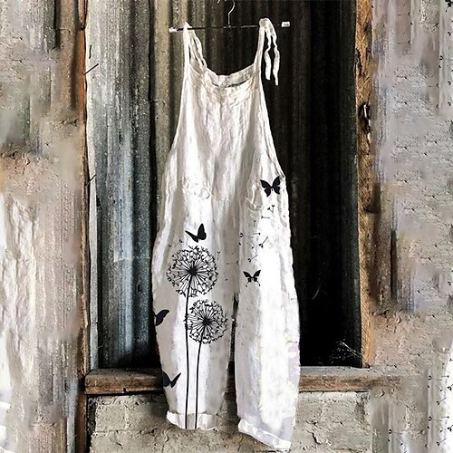 Mujer Mono Estampado Floral Cuello Barco Ropa de calle Calle Diario Perneras anchas Ajuste regular Sin Mangas Verde Trébol Azul Piscina Morado S M L Primavera
Mujer Mono Estampado Floral Cuello Barco Ropa de calle Calle Diario Perneras anchas Ajuste regular Sin Mangas Verde Trébol Azul Piscina Morado S M L Primavera
