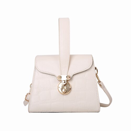 Women's Top Handle Bag PU Leather Zipper Geometric Daily Date Blue White Black Brown
Women's Top Handle Bag PU Leather Zipper Geometric Daily Date Blue White Black Brown