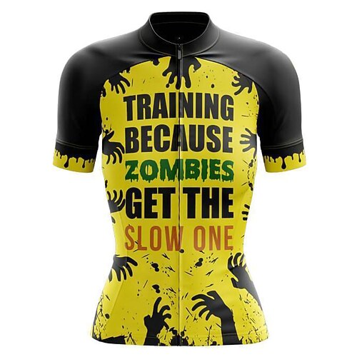 21Grams Women's Cycling Jersey Short Sleeve Bike Jersey Top with 3 Rear Pockets Mountain Bike MTB Road Bike Cycling Fast Dry Breathable Soft Back Pocket Yellow Graphic Polyester Spandex Sports
21Grams Women's Cycling Jersey Short Sleeve Bike Jersey Top with 3 Rear Pockets Mountain Bike MTB Road Bike Cycling Fast Dry Breathable Soft Back Pocket Yellow Graphic Polyester Spandex Sports
