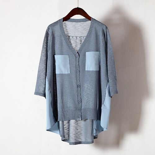 Women's Plus Size Winter Coat Sweater Coat Button Pocket Plain Outdoor Causal 3/4 Length Sleeve V Neck Regular Fall Spring Black Blue Beige One Size
Women's Plus Size Winter Coat Sweater Coat Button Pocket Plain Outdoor Causal 3/4 Length Sleeve V Neck Regular Fall Spring Black Blue Beige One Size