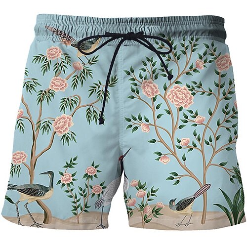 Men's Casual Fashion Shorts Beach Shorts 3D Print Elastic Drawstring Design Knee Length Pants Daily Holiday Micro-elastic Graphic Bird Comfort Soft Mid Waist Blue Black Pink Royal Blue M L XL XXL 3XL
Men's Casual Fashion Shorts Beach Shorts 3D Print Elastic Drawstring Design Knee Length Pants Daily Holiday Micro-elastic Graphic Bird Comfort Soft Mid Waist Blue Black Pink Royal Blue M L XL XXL 3XL
