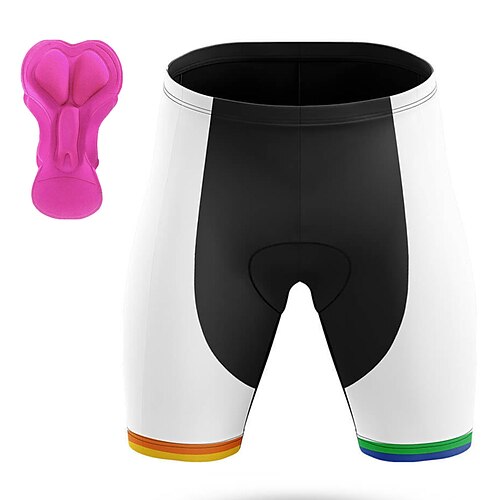 21Grams Women's Bike Shorts Cycling Shorts Bike Padded Shorts / Chamois Bottoms Mountain Bike MTB Road Bike Cycling Sports Patchwork 3D Pad Cycling Breathable Quick Dry White Polyester Spandex
21Grams Women's Bike Shorts Cycling Shorts Bike Padded Shorts / Chamois Bottoms Mountain Bike MTB Road Bike Cycling Sports Patchwork 3D Pad Cycling Breathable Quick Dry White Polyester Spandex