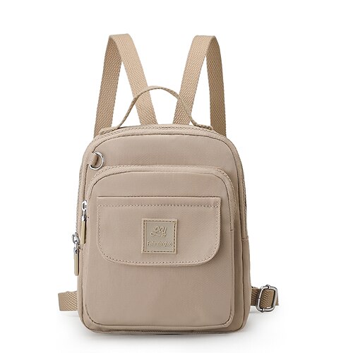 Women's Mini Backpack Nylon Solid Color Lightweight Zipper Daily Office & Career Light Purple Blue Black Gray Pink
Women's Mini Backpack Nylon Solid Color Lightweight Zipper Daily Office & Career Light Purple Blue Black Gray Pink