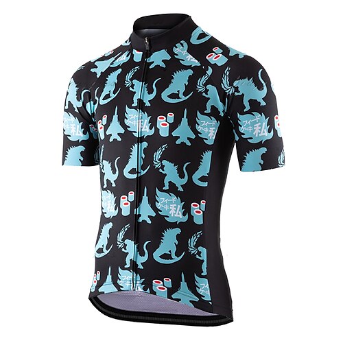 21Grams Men's Cycling Jersey Short Sleeve Bike Top with 3 Rear Pockets Mountain Bike MTB Road Bike Cycling Breathable Quick Dry Moisture Wicking Reflective Strips Blue Graphic Animal Polyester Spandex
21Grams Men's Cycling Jersey Short Sleeve Bike Top with 3 Rear Pockets Mountain Bike MTB Road Bike Cycling Breathable Quick Dry Moisture Wicking Reflective Strips Blue Graphic Animal Polyester Spandex