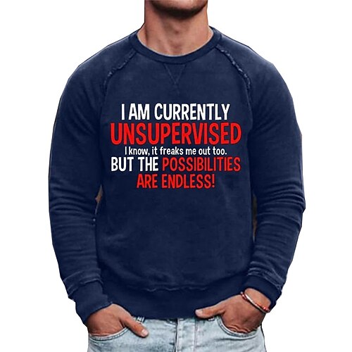 Homme Sweat shirt Sweat Bleu Noir Col Ras du Cou Graphic Lettre Imprimer Sport Loisir Casual du quotidien Estampage à chaud basique Vêtement de rue Casual Printemps été Vêtement Tenue Pulls Capuche
Homme Sweat shirt Sweat Bleu Noir Col Ras du Cou Graphic Lettre Imprimer Sport Loisir Casual du quotidien Estampage à chaud basique Vêtement de rue Casual Printemps été Vêtement Tenue Pulls Capuche