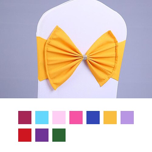 Satin Chair Sashes Ties - Chair Ribbons Bows for Wedding Banquet Party Christmas Baby Shower Events Decoration
Satin Chair Sashes Ties - Chair Ribbons Bows for Wedding Banquet Party Christmas Baby Shower Events Decoration