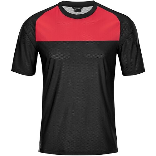 21Grams Men's Downhill Jersey Short Sleeve Mountain Bike MTB Road Bike Cycling Red Color Block Bike Breathable Quick Dry Moisture Wicking Polyester Spandex Sports Color Block Clothing Apparel
21Grams Men's Downhill Jersey Short Sleeve Mountain Bike MTB Road Bike Cycling Red Color Block Bike Breathable Quick Dry Moisture Wicking Polyester Spandex Sports Color Block Clothing Apparel