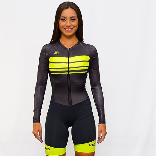 Women's Cycling Jersey with Shorts Triathlon Tri Suit Short Sleeve Mountain Bike MTB Road Bike Cycling Black Blue Bike Clothing Suit Breathable Quick Dry Sweat wicking Polyester Sports Clothing
Women's Cycling Jersey with Shorts Triathlon Tri Suit Short Sleeve Mountain Bike MTB Road Bike Cycling Black Blue Bike Clothing Suit Breathable Quick Dry Sweat wicking Polyester Sports Clothing