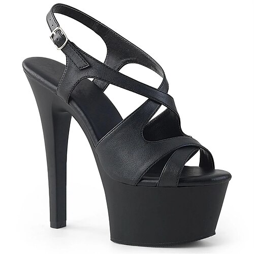 Femme Sandales Talons aiguilles Sandales à plateforme Soirée Plage Boucle Plateau Talon haut Talon Aiguille Bout rond Bout ouvert Cuir PU Mocassins Couleur Pleine Noir mat Noir
Femme Sandales Talons aiguilles Sandales à plateforme Soirée Plage Boucle Plateau Talon haut Talon Aiguille Bout rond Bout ouvert Cuir PU Mocassins Couleur Pleine Noir mat Noir