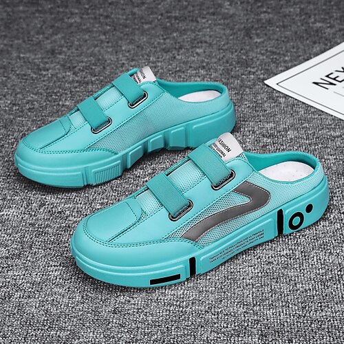 Men's Clogs & Mules Flat Sandals Casual Athletic Walking Shoes Microfiber Blue Beige White Summer
Men's Clogs & Mules Flat Sandals Casual Athletic Walking Shoes Microfiber Blue Beige White Summer