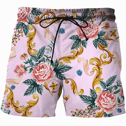 Men's Casual Fashion Shorts Beach Shorts 3D Print Elastic Drawstring Design Knee Length Pants Daily Holiday Micro-elastic Graphic Flower / Floral Comfort Soft Mid Waist Purple Pink Red M L XL XXL 3XL
Men's Casual Fashion Shorts Beach Shorts 3D Print Elastic Drawstring Design Knee Length Pants Daily Holiday Micro-elastic Graphic Flower / Floral Comfort Soft Mid Waist Purple Pink Red M L XL XXL 3XL