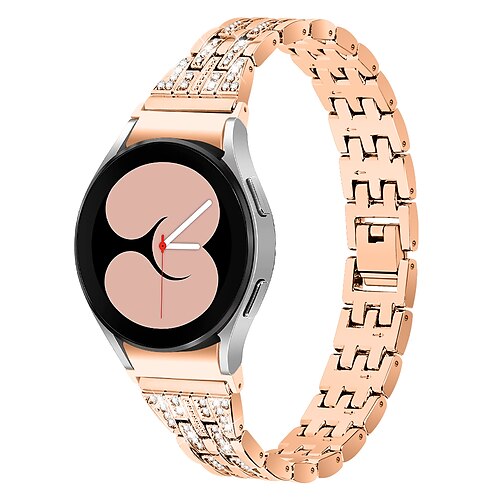 Smart Watch Band for Samsung Galaxy Watch 4 40/44mm Watch 4 Classic 42/46mm 20mm Stainless Steel Rhinestone Smartwatch Strap Bling Diamond Rugged Stainless Steel Buckle Metal Band Replacement
Smart Watch Band for Samsung Galaxy Watch 4 40/44mm Watch 4 Classic 42/46mm 20mm Stainless Steel Rhinestone Smartwatch Strap Bling Diamond Rugged Stainless Steel Buckle Metal Band Replacement