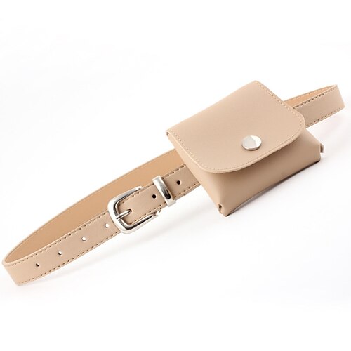 Women's Unisex PU Buckle Belt PU Leather Prong Buckle with Purse Casual Classic Party Daily Black Brown Beige
Women's Unisex PU Buckle Belt PU Leather Prong Buckle with Purse Casual Classic Party Daily Black Brown Beige
