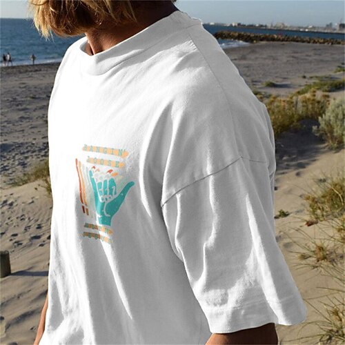 Hombre Camiseta Graphic Letra manos Cuello Barco Blanco Estampado en caliente Casual Diario Manga Corta Estampado Ropa Algodón Deportes Moda Ligeras Grande y alto / Verano
Hombre Camiseta Graphic Letra manos Cuello Barco Blanco Estampado en caliente Casual Diario Manga Corta Estampado Ropa Algodón Deportes Moda Ligeras Grande y alto / Verano