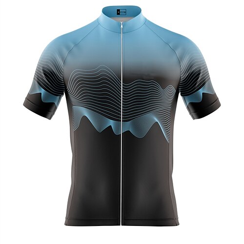 21Grams Men's Cycling Jersey Short Sleeve Bike Top with 3 Rear Pockets Mountain Bike MTB Road Bike Cycling Breathable Quick Dry Moisture Wicking Reflective Strips Black Gradient Polyester Spandex
21Grams Men's Cycling Jersey Short Sleeve Bike Top with 3 Rear Pockets Mountain Bike MTB Road Bike Cycling Breathable Quick Dry Moisture Wicking Reflective Strips Black Gradient Polyester Spandex