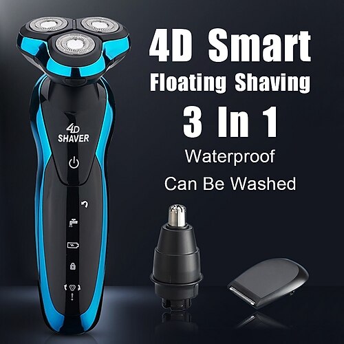 Electric Razor Electric Shaver Rechargeable Shaving Machine for Men Beard Razor Wet-Dry Dual Use Water Proof Fast Charging
Electric Razor Electric Shaver Rechargeable Shaving Machine for Men Beard Razor Wet-Dry Dual Use Water Proof Fast Charging