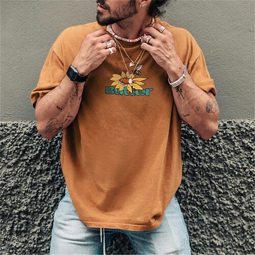 Homme T shirt Tee Graphic Spot Multicouleur Col Ras du Cou Orange Estampage à chaud Casual du quotidien Manches Courtes Imprimer Vêtement Tenue Coton Sportif Mode Léger Grand et grand / Eté
Homme T shirt Tee Graphic Spot Multicouleur Col Ras du Cou Orange Estampage à chaud Casual du quotidien Manches Courtes Imprimer Vêtement Tenue Coton Sportif Mode Léger Grand et grand / Eté