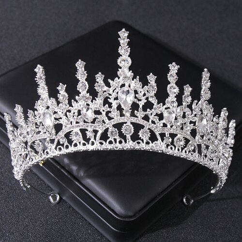 Crown Tiaras Headbands Headpiece Rhinestone Alloy Wedding Party / Evening Retro With Crystal / Rhinestone Headpiece Headwear
Crown Tiaras Headbands Headpiece Rhinestone Alloy Wedding Party / Evening Retro With Crystal / Rhinestone Headpiece Headwear