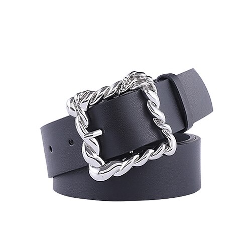 Women's Unisex PU Buckle Belt PU Leather Prong Buckle Embossed Casual Classic Party Daily Black
Women's Unisex PU Buckle Belt PU Leather Prong Buckle Embossed Casual Classic Party Daily Black