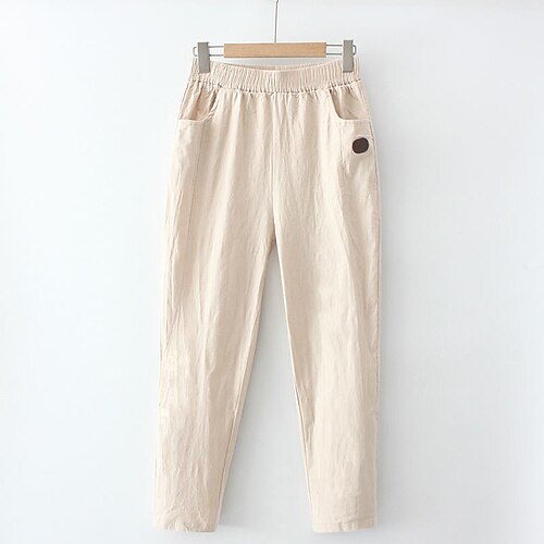Women's Plus Size Chinos Capri shorts Pocket Solid Color Basic Casual Casual Daily High Ankle-Length Fall Spring White Black Orange L XL XXL 3XL 4XL / Cotton
Women's Plus Size Chinos Capri shorts Pocket Solid Color Basic Casual Casual Daily High Ankle-Length Fall Spring White Black Orange L XL XXL 3XL 4XL / Cotton