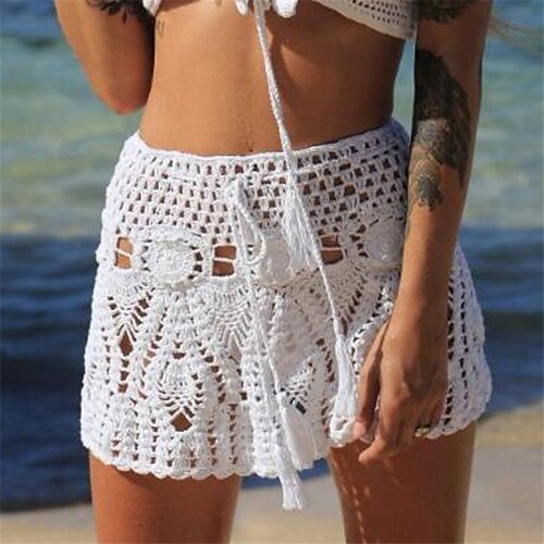 Mulheres Roupa de Banho Cobertura Shorts de natação Normal roupa de banho Cordões Crochê Buraco Cor imaculada Branco Preto Azul Amarelo Cáqui Fatos de banho novo Férias Moda / Sensual / Moderno
Mulheres Roupa de Banho Cobertura Shorts de natação Normal roupa de banho Cordões Crochê Buraco Cor imaculada Branco Preto Azul Amarelo Cáqui Fatos de banho novo Férias Moda / Sensual / Moderno