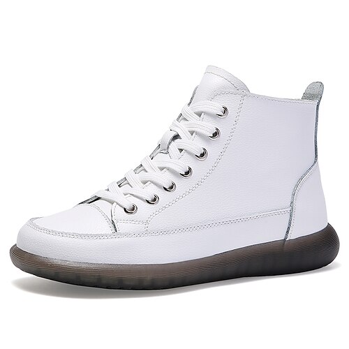 Mulheres Tênis Botas Sapatos de camurça Sapatos brancos Casa Diário Botas Botas Tornozelo Cadarço Sem Salto Ponta Redonda Casual Minimalismo Caminhada Couro Com Cadarço Bloco de cor Preto Branco
Mulheres Tênis Botas Sapatos de camurça Sapatos brancos Casa Diário Botas Botas Tornozelo Cadarço Sem Salto Ponta Redonda Casual Minimalismo Caminhada Couro Com Cadarço Bloco de cor Preto Branco