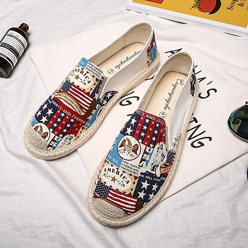 Men's Loafers & Slip-Ons Comfort Loafers Cloth Loafers Casual Athletic Walking Shoes Canvas Beige Summer
Men's Loafers & Slip-Ons Comfort Loafers Cloth Loafers Casual Athletic Walking Shoes Canvas Beige Summer
