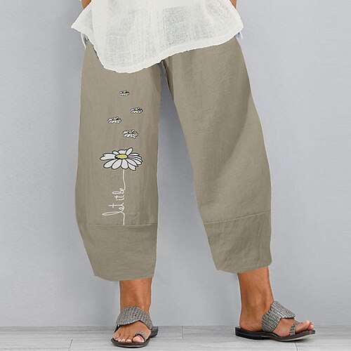 Women's Plus Size Pants Chinos Pocket Print Floral Casual Streetwear Casual Daily Natural Full Length Spring Summer Black khaki Dark Navy L XL XXL 3XL 4XL
Women's Plus Size Pants Chinos Pocket Print Floral Casual Streetwear Casual Daily Natural Full Length Spring Summer Black khaki Dark Navy L XL XXL 3XL 4XL