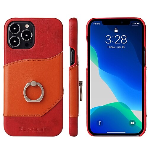 Phone Case For Apple Back Cover iPhone 13 Pro Max 12 11 SE 2022 X XR XS Max 8 7 Card Holder Shockproof Ring Holder Solid Colored Genuine Leather
Phone Case For Apple Back Cover iPhone 13 Pro Max 12 11 SE 2022 X XR XS Max 8 7 Card Holder Shockproof Ring Holder Solid Colored Genuine Leather