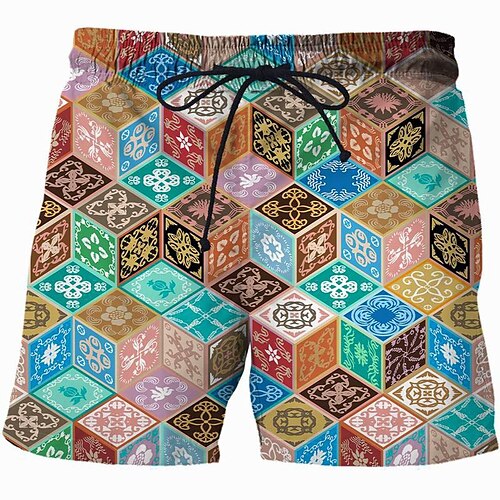 Men's Casual Fashion Shorts Beach Shorts 3D Print Elastic Drawstring Design Knee Length Pants Daily Holiday Micro-elastic Graphic Geometry Comfort Soft Mid Waist Blue Red Yellow Light Blue M L XL XXL
Men's Casual Fashion Shorts Beach Shorts 3D Print Elastic Drawstring Design Knee Length Pants Daily Holiday Micro-elastic Graphic Geometry Comfort Soft Mid Waist Blue Red Yellow Light Blue M L XL XXL