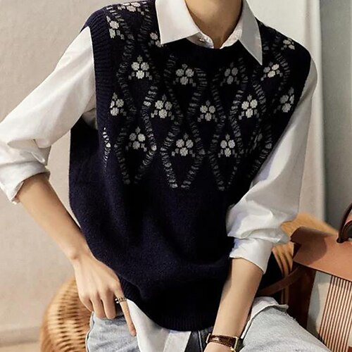 Mulheres Colete de moletom Saltador Tricotar Tricotado Floral Gola Redonda Casual Macia Ao ar livre Casa Primavera Verão Camelo Cinzento S M L / Sem Manga / Sem Manga / Normal / Para Noite
Mulheres Colete de moletom Saltador Tricotar Tricotado Floral Gola Redonda Casual Macia Ao ar livre Casa Primavera Verão Camelo Cinzento S M L / Sem Manga / Sem Manga / Normal / Para Noite